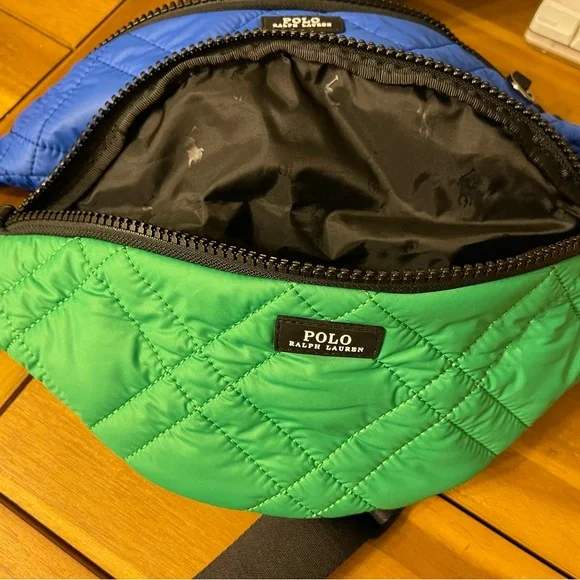 NEW 2 Polo Ralph Lauren Unisex Camden QUILTED PUFFER Fanny Pack/Crossbody - Picture 6 of 9
